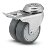 Dual Wheel Series - Low Profile Medical Caster