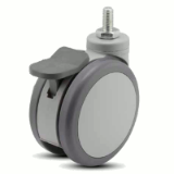 Twin Med Series - Soft and Quiet Polyurethane Caster